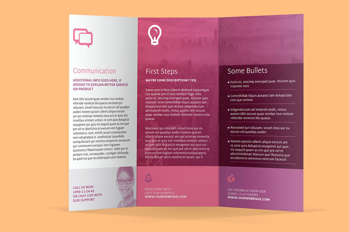 Smart Tri-Fold Brochure, a Brochure Template by IndieStock (Photo 2 of 2)