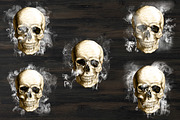 Smoke skull images, a Graphic by Norse Studio (Thumbnail 3 of 3)