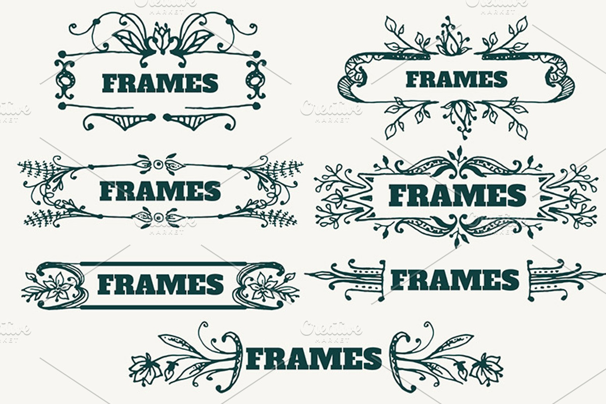 *50* SPRING FRAMES, a Decorative Illustration by ARSCOR (Photo 7 of 9)
