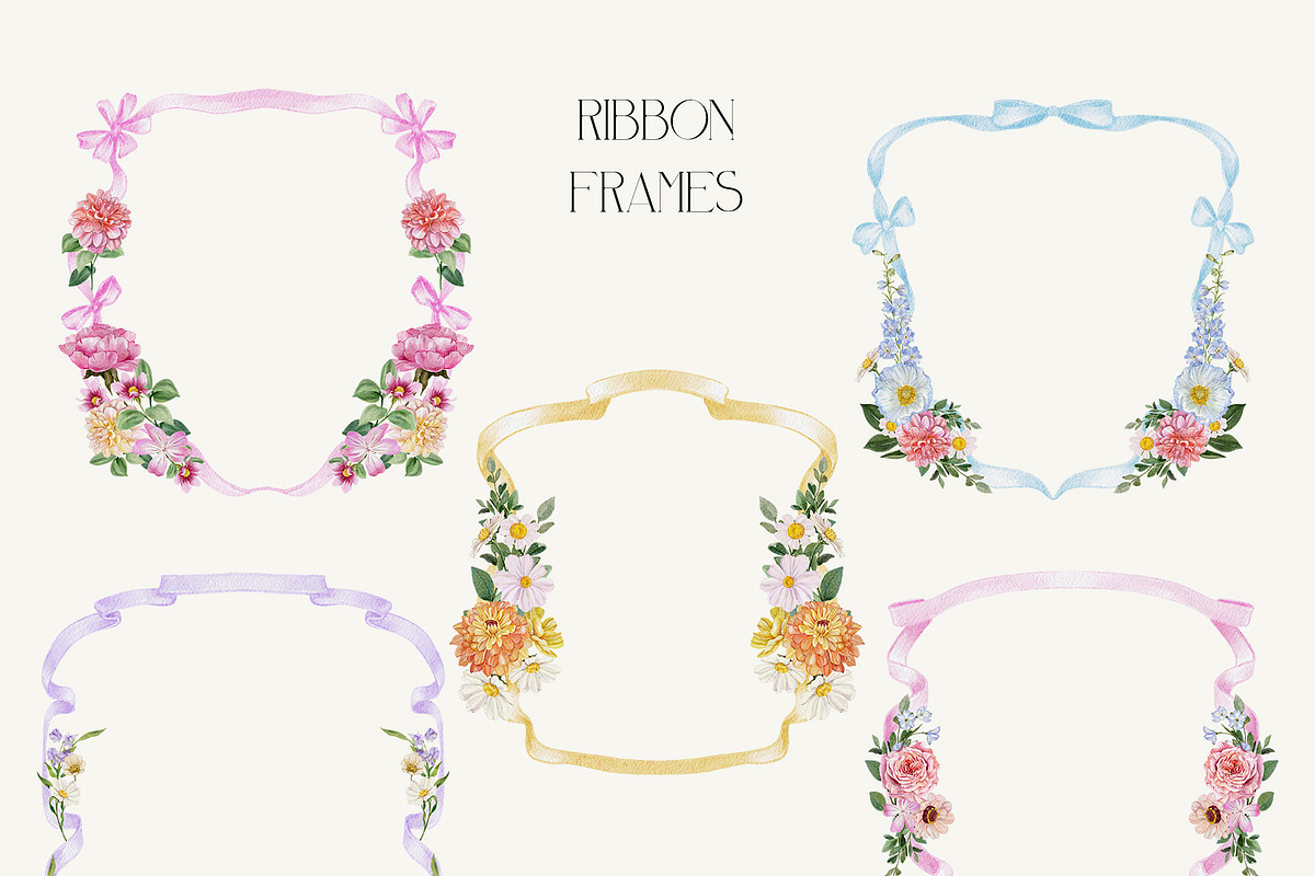 In Bloom Watercolor Florals, a Seasonal Illustration by Catch the Dream Art (Photo 6 of 14)