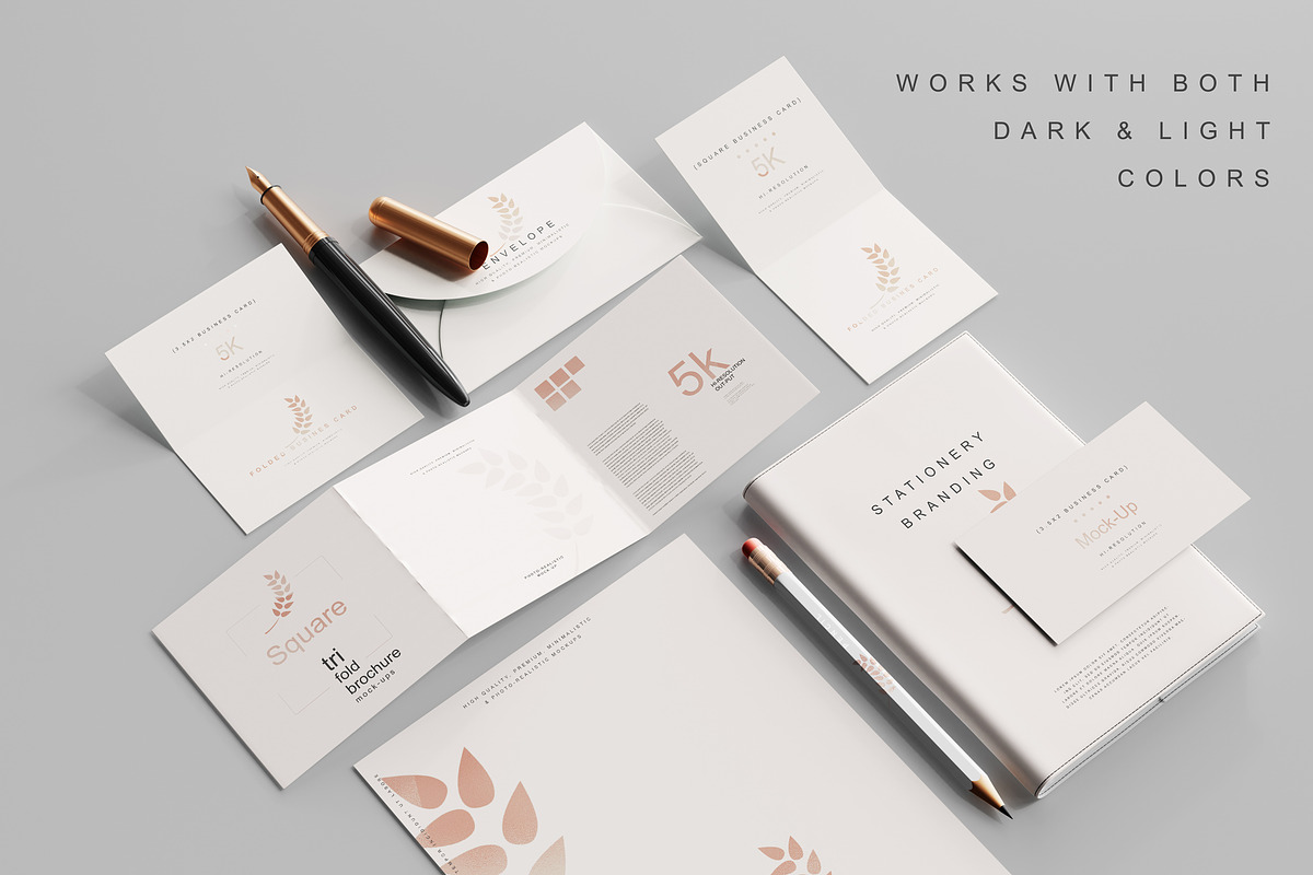 Stationery Branding Mockup Bundle, a Packaging Mockup by pmvch (Photo 8 of 120)