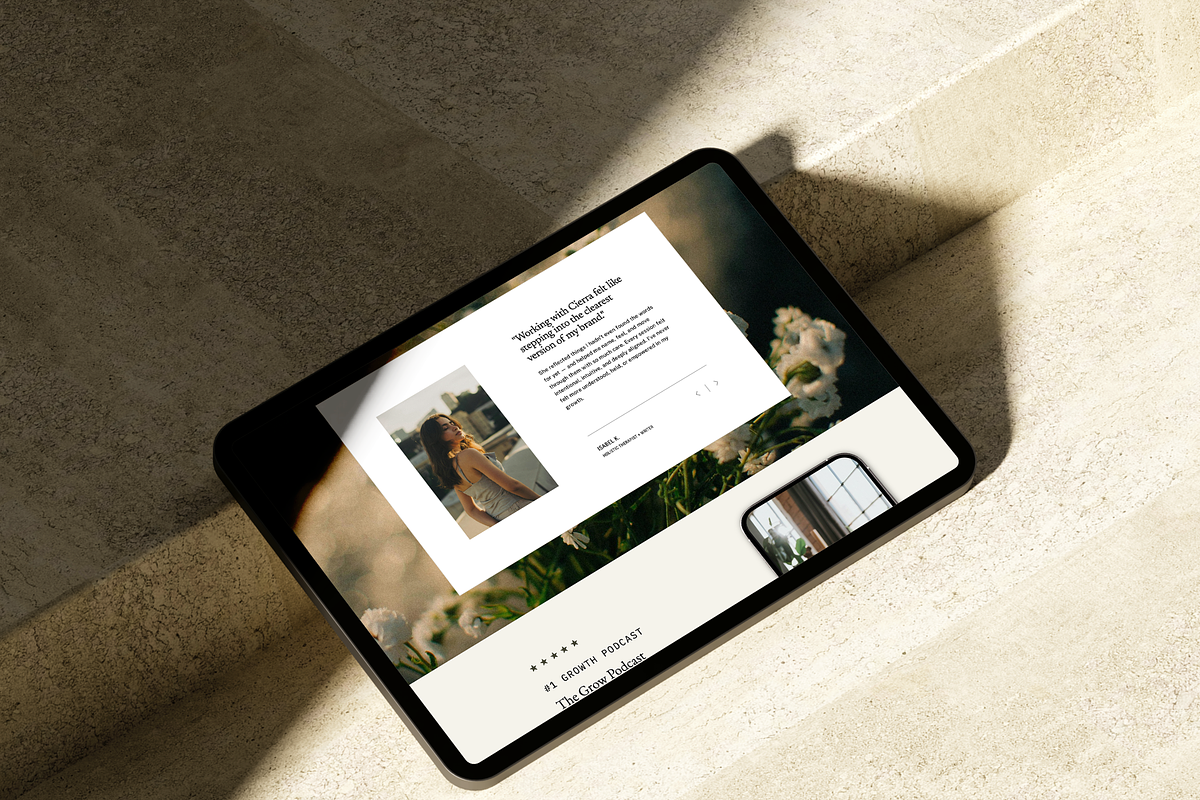 Showit Website Template for Coaches preview 6
