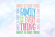 Happy Rainbow Family Font, a Handwritten Font by Nobu Collections (Thumbnail 5 of 11)