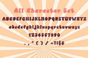 Donut Is A Christmas Decorative Font