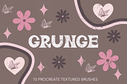 10 Grunge Distressed Procreate Brush, a Brush Add-On by Mastilo Designs (Thumbnail 1 of 4)