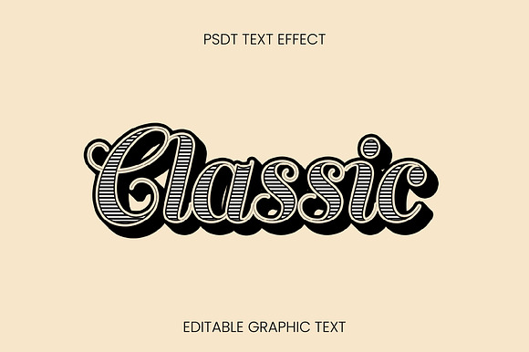 Vintage Script Text Effect preview 3
