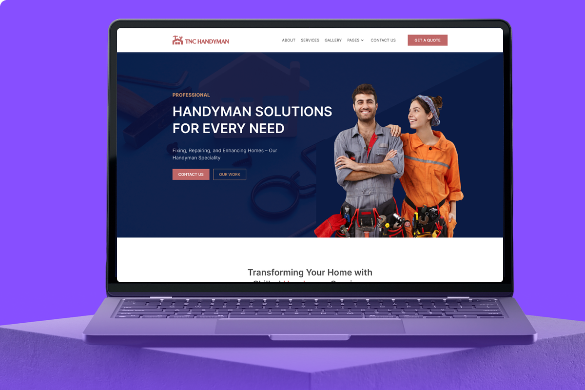 TNC Handyman -Home Services Figma UI, an UI Kit Template by TNCFlow (Photo 4 of 5)