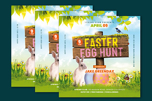 Easter Flyer PSD