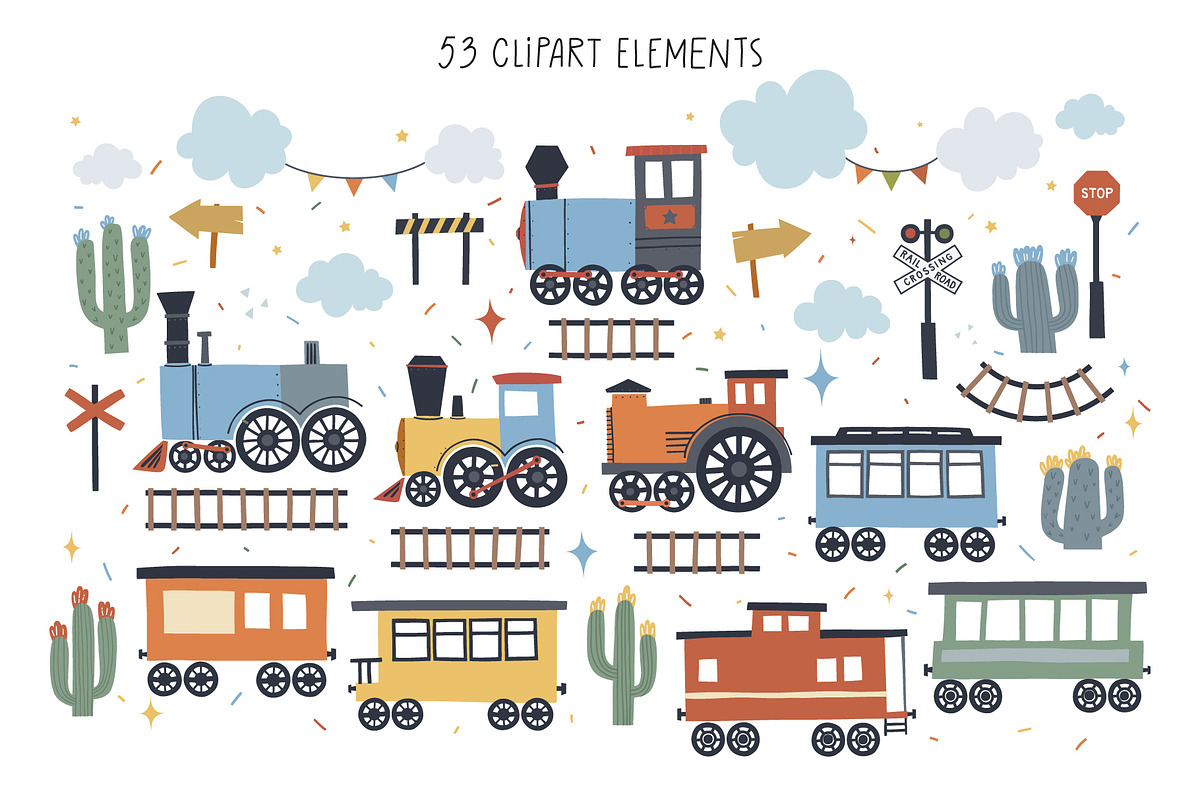 Train Adventures, an Illustration by Funny Bug (Photo 2 of 13)