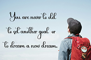 Wishing, a Handwritten Font by InermediaSTUDIO (Thumbnail 6 of 7)