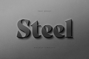 Sharp Steel Logo Mockup, a Product Mockup by Design Squad