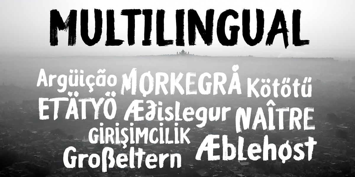 Bridgewater, a Handwritten Font by GRIN3 (Nowak) (Photo 5 of 7)