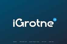 Igrotne - Corporate Logo Font