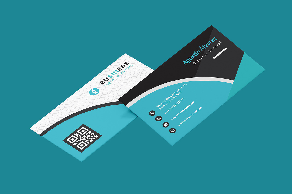 Business Card, a Business Card Template by ZAAS (Photo 2 of 3)