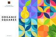 Organic Squares Patterns, a Pattern Graphic by Designnina Shop (Thumbnail 1 of 14)