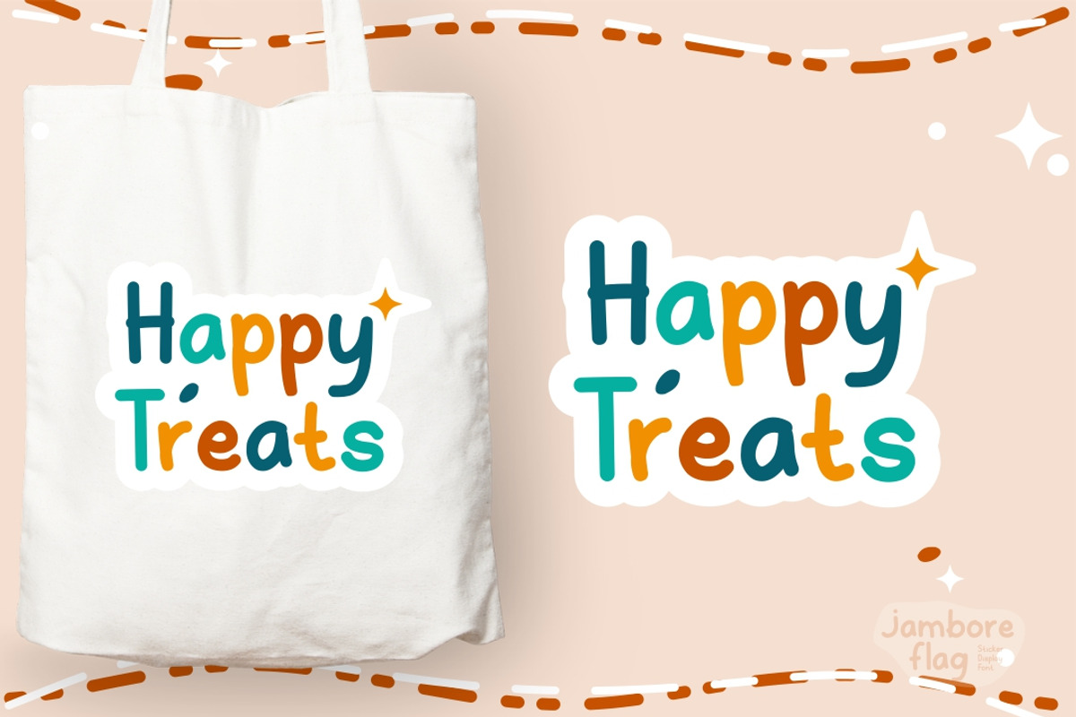 Jambore Flag, a Handwritten Font by TrimStudio (Photo 4 of 7)