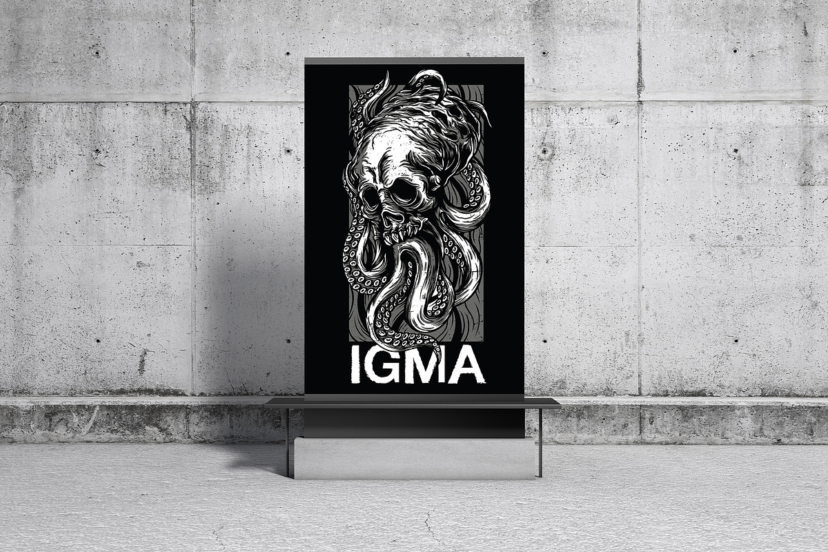 IGMA Bold - Dark & Grungy Font, a Sans Serif Font by Kohl + Cole (Photo 3 of 7)