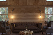 Interior Mockup, Ranch Cabin Log, a Household Mockup by Designed By Gorovaya (Thumbnail 3 of 5)