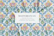 Antique Vintage Mediterranean 2, a Pattern Graphic by Olya Creative (Thumbnail 1 of 14)