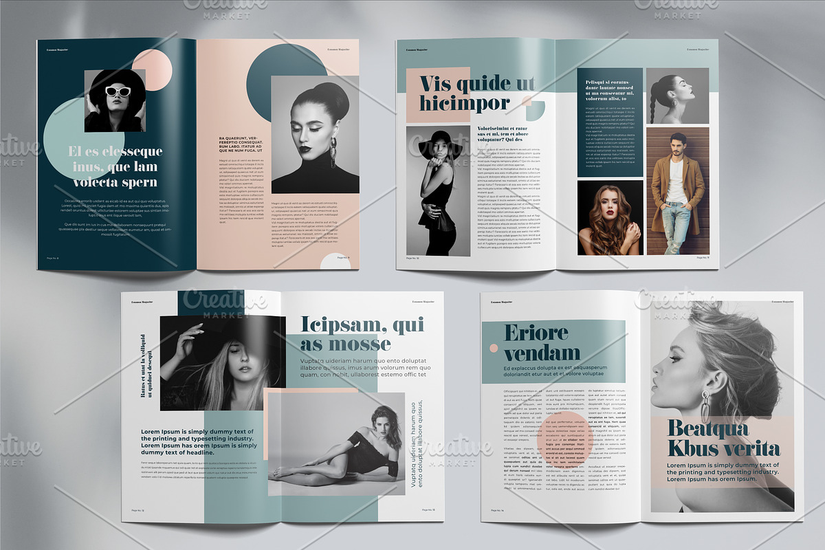 The Magazine-InDesign Template, a Brochure Template by Cristal Pioneer (Photo 3 of 5)