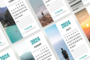 Wall Calendar 2024 Canva Frame, a Stationery Template by Waliullah Solutions (Thumbnail 3 of 3)