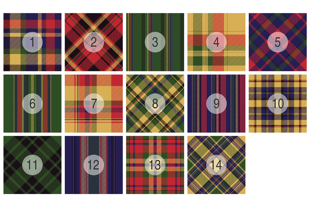 #110 Tartan Plaid Pattern Fabrics, a Pattern Graphic by Plaid4You (Photo 2 of 9)
