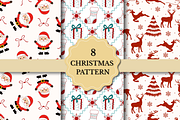 Christmas Seamless Patterns #5, a Pattern Graphic by wind mill (Thumbnail 1 of 3)