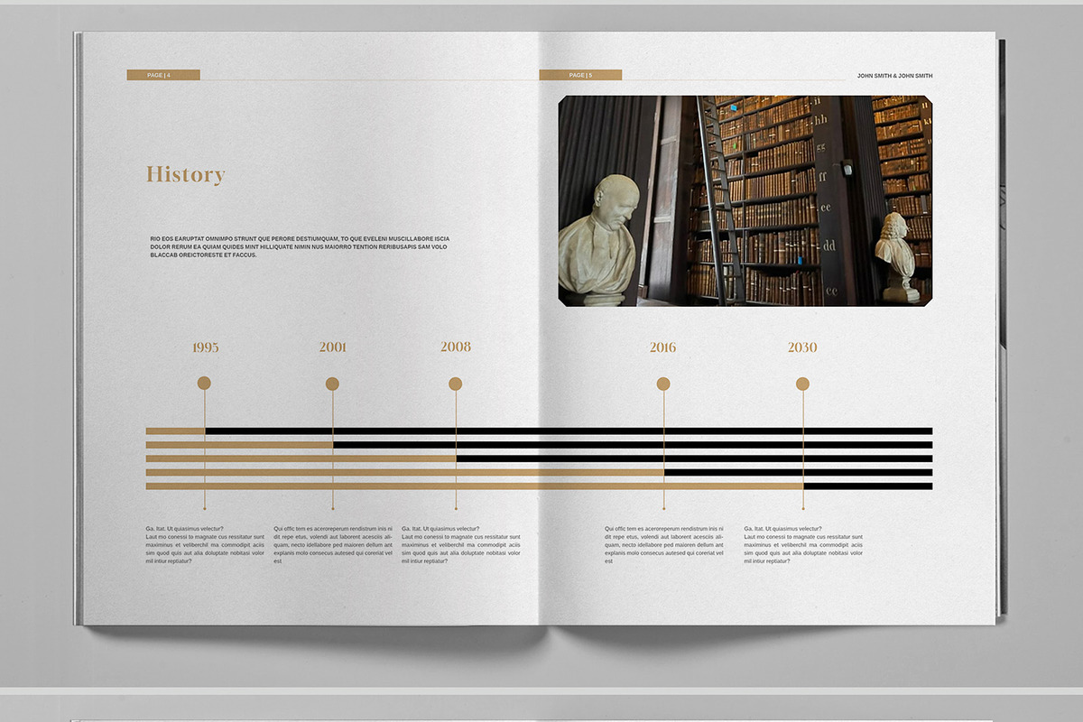 Corporate Law Firm Brochure Template, a Brochure Template by Boris Cupac (Photo 4 of 7)