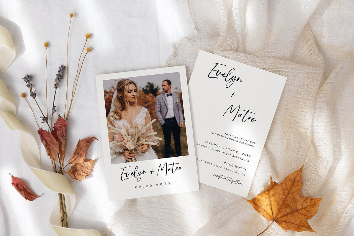 Elegant Wedding Invitation Template, an Invitation Template by LucaTheme (Photo 2 of 6)