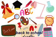 Back to school doodles, an Illustration by Oleksandra Illustrates (Thumbnail 1 of 5)
