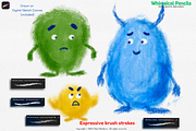 Procreate Whimsical Pencil Brushes, a Brush Add-On by Fashion Workshop Bkk (Thumbnail 5 of 11)