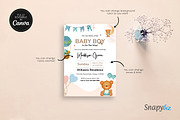 Gender Neutral Baby Shower Invite, an Invitation Template by Snapybiz (Thumbnail 3 of 10)