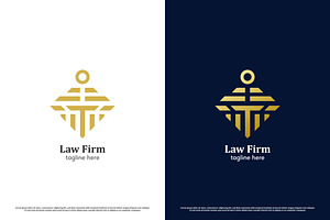 Law Firm Sword Logo Design Icon, a Branding & Logo Template by Morvana Crew