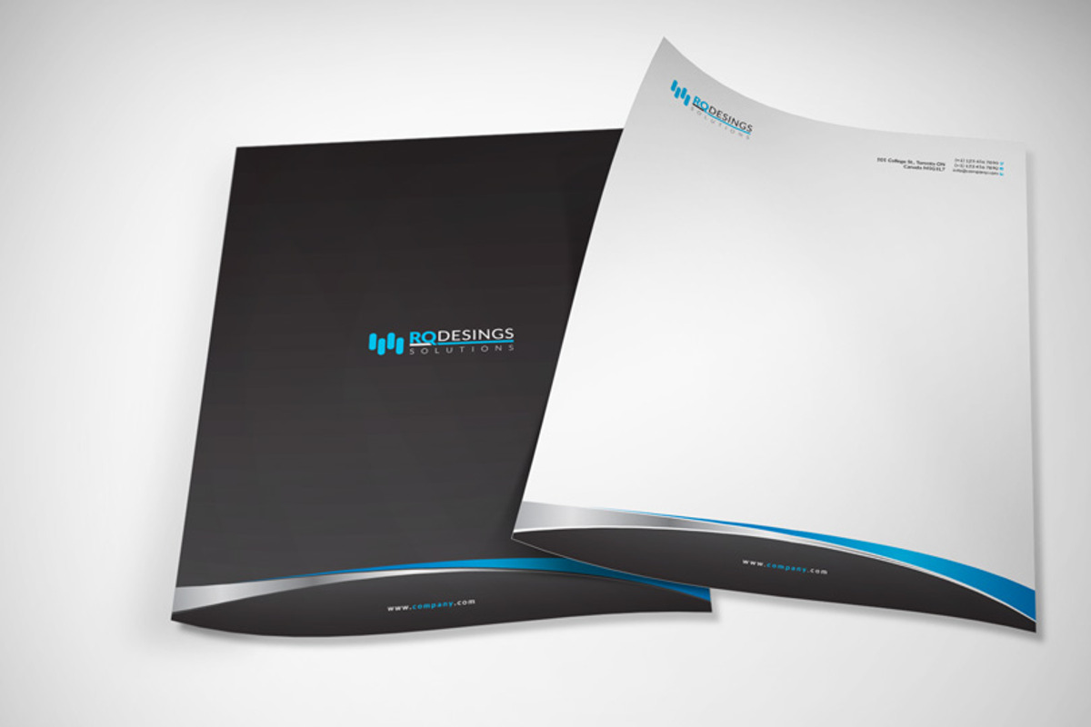 Corporate Stationery 04, a Stationery Template by RQ Designs (Photo 4 of 6)