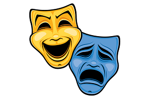 Comedy And Tragedy Theatrical Masks