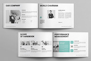 Employee Handbook Template Landscape, a Brochure Template by E-Type (Thumbnail 3 of 7)