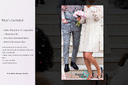 Sweet Love Wedding Geofilter, a Social Media Template by Uno Bello Design Studio (Thumbnail 3 of 3)
