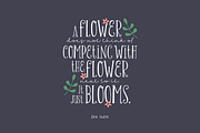 Chirp & Blossom Font, a Serif Font by Denise Chandler (Thumbnail 3 of 8)