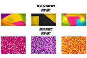 36 SET Best POP ART background, a Decorative Illustration by Kapitosh (Thumbnail 3 of 4)