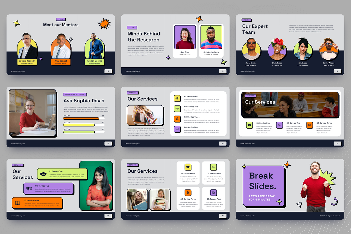 Scholarly – Presentation, a Presentation Template by Monsgraph Creative Studio (Photo 3 of 5)