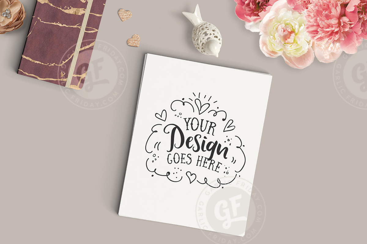 Feminine Styled Stock Photo, a Print Template by Garlic Friday Design