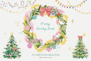 Watercolor christmas quirky holiday, an Object Graphic by Grace Noboa Illustrations (Thumbnail 7 of 20)
