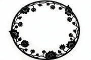 Lotus Floral Wreath Bundle, an Illustration by hafijul (Thumbnail 3 of 9)