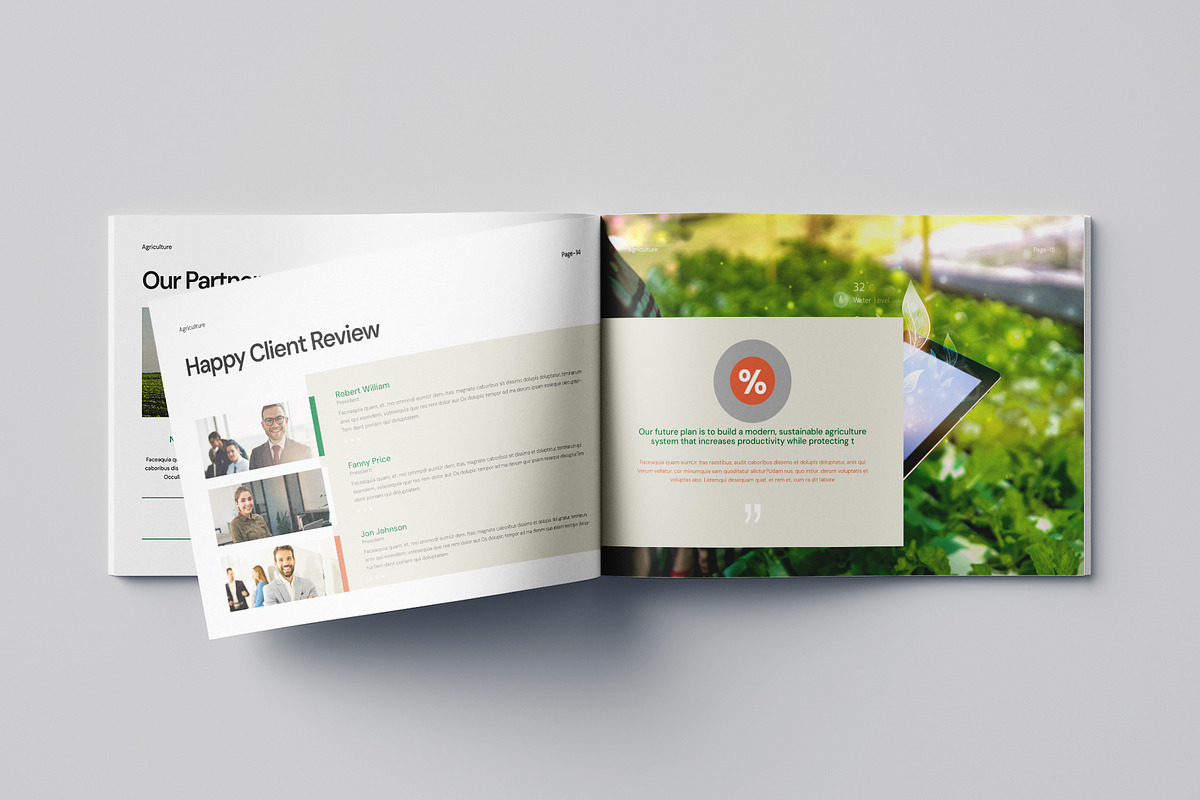 Canva Agriculture Landscape Layout, a Brochure Template by Pixelpick (Photo 6 of 9)