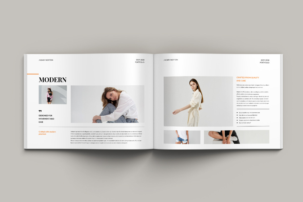 Fashion Lookbook | InDesign, a Brochure Template by Pixelpick (Photo 6 of 9)