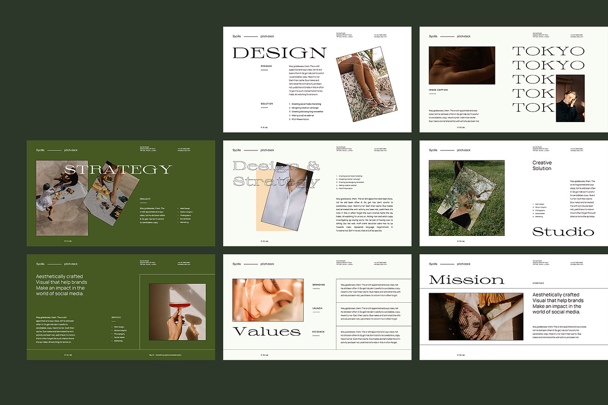 SYCILLA - Powerpoint Pitch Deck, a Presentation Template by Elokka Std. (Photo 11 of 14)