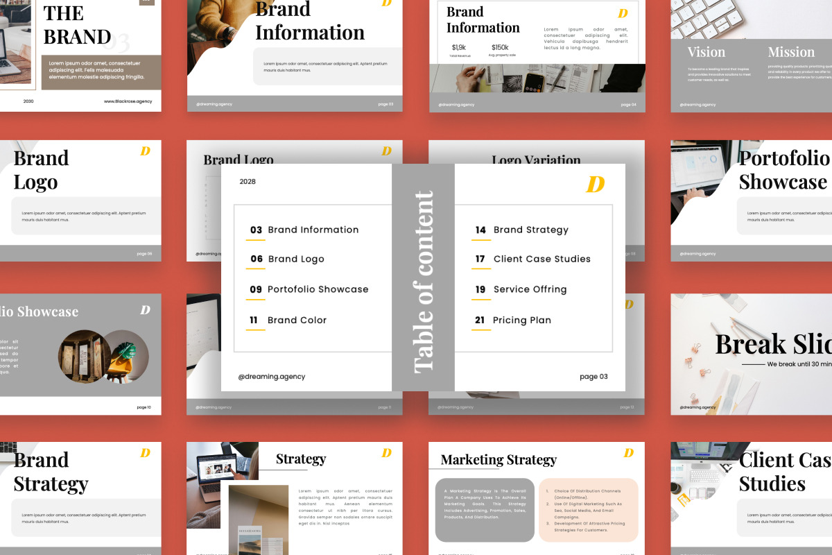 Creative Agency Pitch Deck, a Presentation Template by twinstd (Photo 3 of 4)