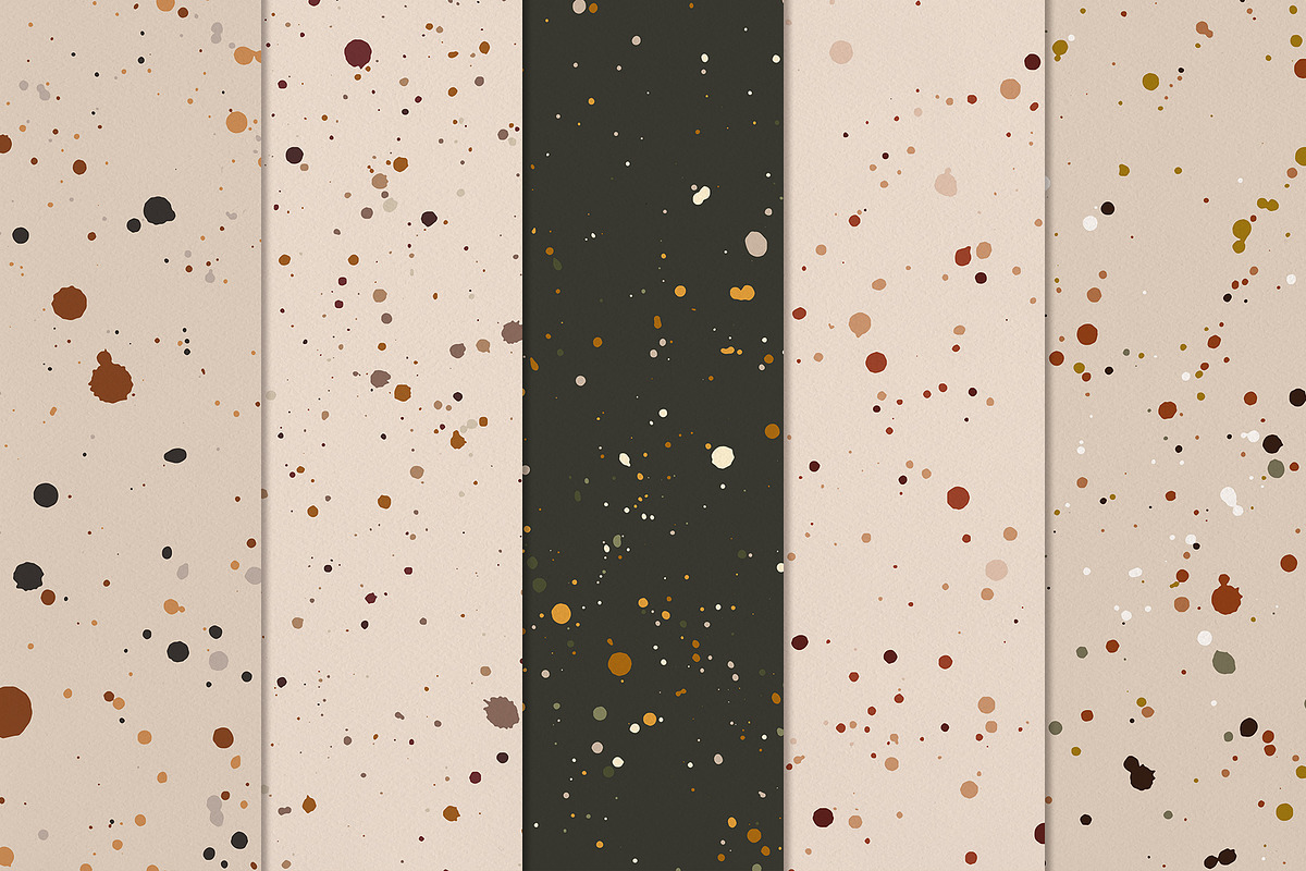Ink Splatter Patterns Volume 003, a Pattern Graphic by Megs Lang (Photo 11 of 15)