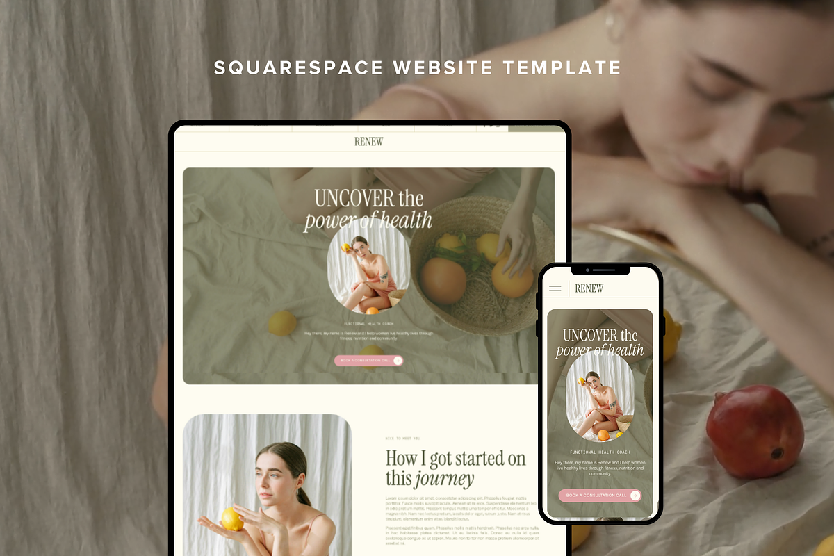 Coach Squarespace Website Template, a Squarespace Template by GoLive Website Templates (Photo 2 of 12)