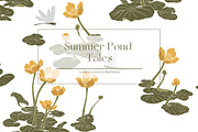 Summer Pond Tales Pattern, a Pattern Graphic by MouseGrey (Thumbnail 1 of 13)